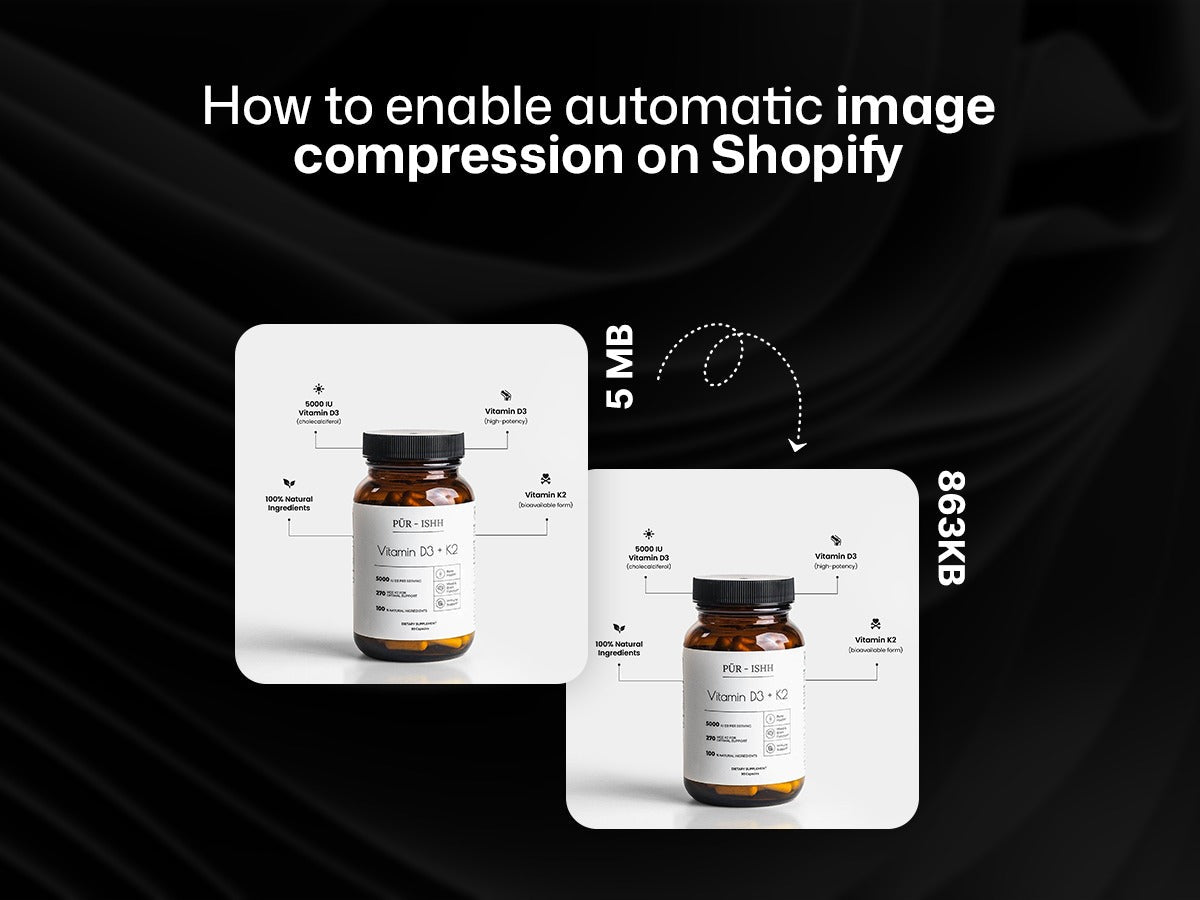 How to enable automatic image compression on Shopify