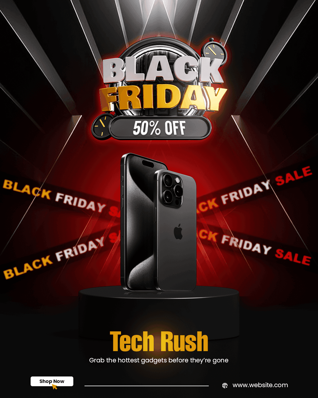 Black Friday - Social Media advertisement product graphics template - #11