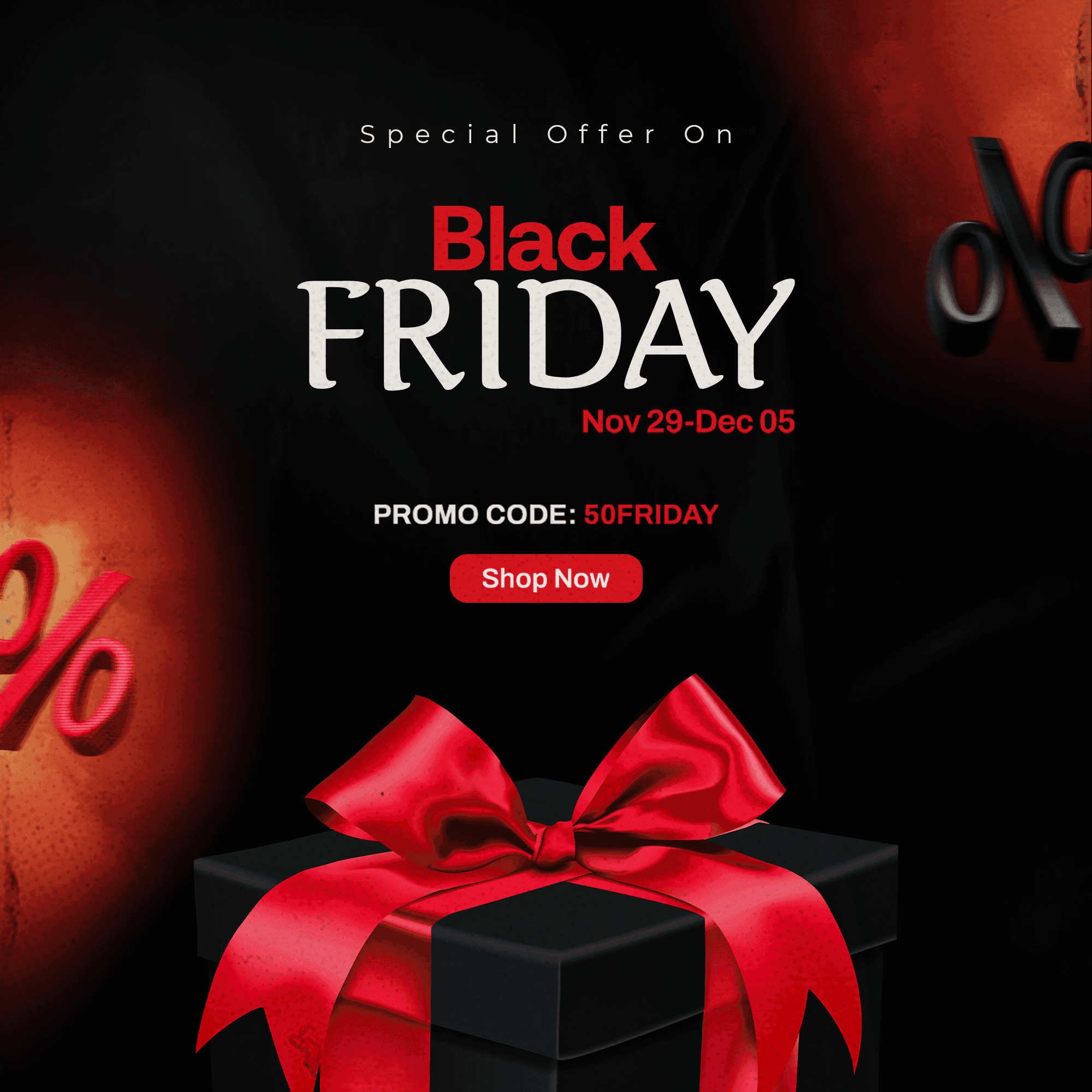 Black Friday - Social Media advertisement product graphics template - #15
