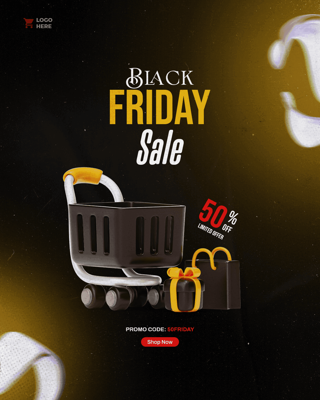 Black Friday - Social Media advertisement product graphics template - #16